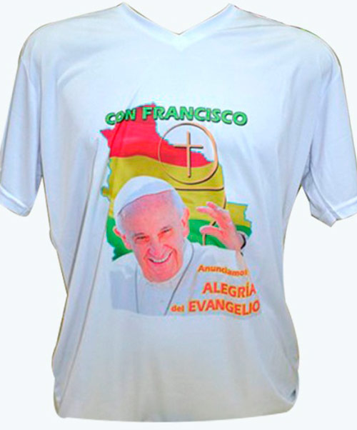 C/R CON FIGURA DEL PAPA FRAN